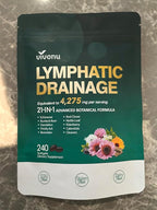 Lymphatic Drainage Supplements, 960 Softgels, Lymph System Support Supplement for Women & Men, 21-in-1 Herbal Blend with Echinacea, Dandelion, Burdock, Bromelain, Calendula, Turmeric & More, 4 Bag