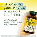 MegaFood One Daily Mens Multivitamins - Multivitamin for Men - Vitamin C, Vitamin D3 & Vitamin B12 - Muscle, Energy Metabolism & Immune Support - Vegetarian, Gluten Free - 90 Tablets, 90 Servings