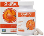Overgrowth Probiotics for Women and Men with Saccharomyces Boulardii, Lactobacillus Reuteri & Bifidobacterium for Supporting Gut Health & Digestive Health, Gluten Free, 30 Capsules