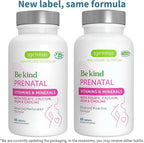Igennus Methylated Prenatal Multivitamin for Women, Folate for MTHFR, High Absorption, Pure & Clean, Gentle Iron, Choline, Calcium & Magnesium, Vegan Pregnancy Vitamins, Halal, Non-GMO, 60 Tablets