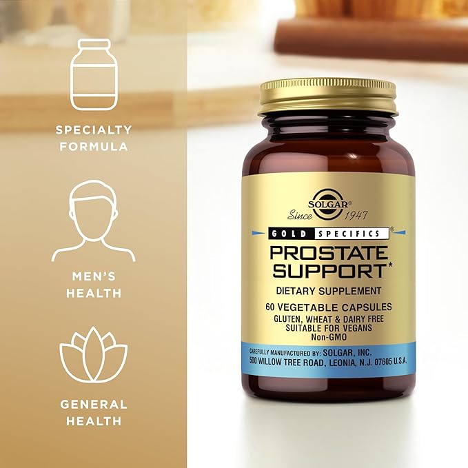 Solgar Prostate Support Vegetable Capsules, 60 Count