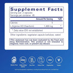 Pure Encapsulations L-Arginine - 1,400 mg - Support Nitric Oxide Production - Heart Health & Blood Flow - Gluten Free & Non-GMO - 90 Capsules