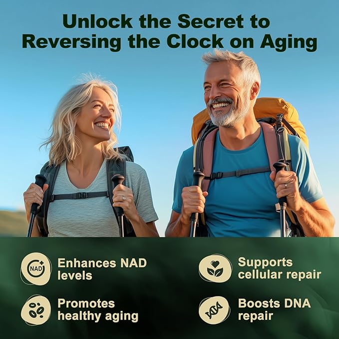 Liposomal NAD+ Supplement, Nicotinamide Riboside with Resveratrol 900mg for Women and Men, High Purity NAD Booster Supplement for Energy & Healthy Aging - 90 Capsules