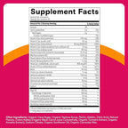 SmartyPants Women's Multivitamin Gummies, Omega 3 (DHA/EPA), Methylfolate, CoQ10, Vitamin D3, C, Vitamin B12, B6, A, K & Zinc, Inositol, Gluten Free, 120 Count (40 Day Supply)
