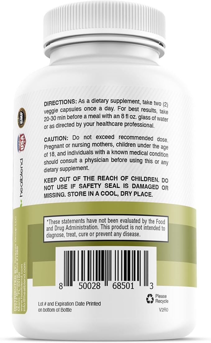 Liver Support - Natural Milk Thistle and Zinc Supplement - Helps Detox and Cleanse The Liver, Supports Digestive Health and Detoxification - 60 Veggie Capsules (30 Days Supply)