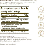 Solgar Vitamin E 268 mg (400 IU) - 100 Vegan Softgels - Naturally Sourced - Non-GMO, Gluten Free - 100 Servings