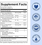 Premom Sperm Fortify – Male Fertility Supplements for Men with KSM-66® Vegan Ashwagandha, CoQ10 as Ubiquinol, Zinc, Selenium&Acetyl-L-carnitine | Supports Sperm Health, Motility & Count