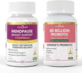 Probiotics for Women + Akkermansia Bundle – Gut, Immune & Urinary Tract Support with Cranberry, D-Mannose & Prebiotics丨Hormone-Free Menopause Support
