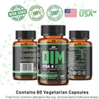DIM XTRA 4 - 300 mg Estrogen Blocker for Men & Aromatase Inhibitor | Testosterone Hormone Restorer & Energy Booster | With Magnesium, Nettle and Sulforaphane Broccoli Extract