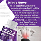 for Neuropathy，Sciatica Nerve Support Supplement - Alpha Lipoic Acid for Nerve Health in Feet, Hands & Legs - 90 Capsules