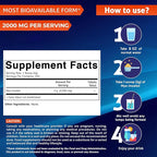 Vitamatic Myo-Inositol Powder 2000 mg per Serving | 500 g (250 Servings) | Pure Powder | No Sugar | No Fillers | Non-GMO | Dietary Supplement