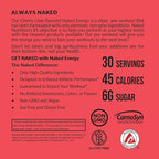 NAKED Cherry Lime Energy - Clean Pre Workout Supplement for Men and Women, NSF Certified, Vegan Friendly, No Added Sweeteners, Colors Or Flavors - 30 Servings