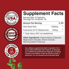 Bundle of Red Yeast Rice with CoQ10 Supplement - Advanced Healthy Heart & Cholesterol Levels and High Absorption Magnesium Sleep Supplement - Rest Support Magtein L-Threonate & Apigenin Theanine