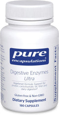 Pure Encapsulations Digestive Enzymes Ultra - Vegetarian Digestive Enzyme Supplement to Support Protein, Carb, Fiber, and Dairy Digestion* - 180 Capsules