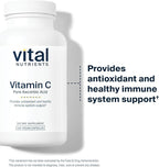 Vital Nutrients Vitamin C 1000mg (100% Pure Ascorbic Acid) - Vegan Antioxidant Supplement for Immune Support and Iron Absorption* - Gluten, Dairy and Soy Free - Non-GMO - 120 Capsules