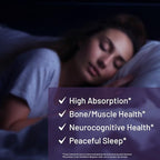 CGM Labs Magnesium Glycinate with Vitamin B6, 240mg Elemental Magnesium & 25mg B6, High Absorption for Sleep Support, Calm & Muscle Relaxation, Gentle on Stomach, Non-GMO, Gluten Free, 120 Capsules