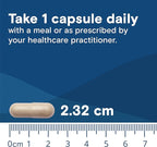 Bariatric Fusion Bariatric Multivitamin with Iron for Women | Hair, Skin and Nails Blend for Hair Loss After Bariatric Surgery & GLP-1 | 30 Capsules | 1 Month Supply