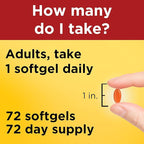 Nature Made CoQ10 100mg, Dietary Supplement for Heart Health Support, 72 Softgels, 72 Day Supply