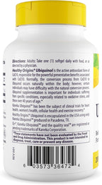 Healthy Origins Ubiquinol (Active Form of CoQ10), 200 mg - Ubiquinol Supplements for Heart Health & Antioxidant Support - Gluten-Free & Non-GMO Supplement - 60 Softgels