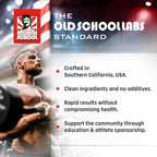 Old School Labs Testosterone Supplement for Men – Fadogia Agrestis 1500mg Max Potency + Tongkat Ali & BioPerine® – Muscle Growth, Recovery, Drive & Stamina – 120 Caps, 40 Servings