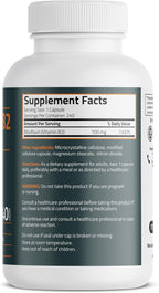 Bronson Vitamin B2 100mg Non-GMO, 240 Vegetarian Capsules