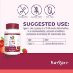 MARYRUTH'S Melatonin Gummies for Kids | 2 Month Supply | Sleep Gummy for Kids Ages 4+ | Melatonin 1 mg | Relaxation & Sleep Support | Vegan | Gluten Free | 60 Count