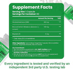 DIM Supplement for Women - 455 mg, 60 Capsules | Blend of Broccoli Extract and Bioperine for Maximized Bioavailability | Designed to Assist with Estrogen Regulation | Acne Support for Men and Women