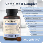 Accentrate Neuro Gummy for Kids | Supports Attention & Mood | Folinic Acid & Methylfolate | Complete Vitamin B Complex with SpectraFolate™ | MTHFR Supplement | No Artificial Ingredients | 30 Gummies