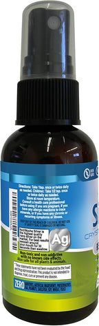 Nutrinoche Ultra Pure Colloidal Silver Spray - Excellent Daily Immune Support - Organic 99.99% Nano Particles - Ultra Pure Silver Hydrosol - 2 Ounces - 30 ppm
