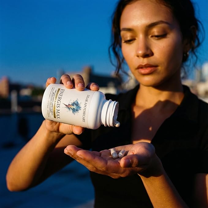 Energis Max B Complex High Potency Supplement - B12 2000mcg B6 B1 Folate Biotin Niacin Riboflavin Pantothenic Acid - Complete B Vitamins with Choline Inositol - Vegan Non-GMO - 60 Capsules