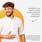 Healthy Origins Premium Vitamin B5 Pantothenic Acid 500 mg Vegan Capsules, High Strength, Energy Boost and Metabolism Support, Tiredness & Fatigue, Acne Supplement for Skin Care, White, 240 Count
