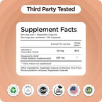 Pure Hyaluronic Acid Supplement 250mg with Vitamin C 50mg, 120 Vegan Capsules - Skin Hydration for Natural Glow, Hair, Nails, Bone & Joint Health Formula 120 Count (Pack of 12)