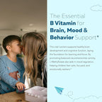 Organic Kids L-Methylfolate + Methyl B12 Cofactor - MTHFR Sublingual Form - 5-MTHF, Superior Form of Folate - Adjustable Dosing for All Ages - Mood, Behavior, Cognition - Organic Berry Flavor, 1 Fl oz