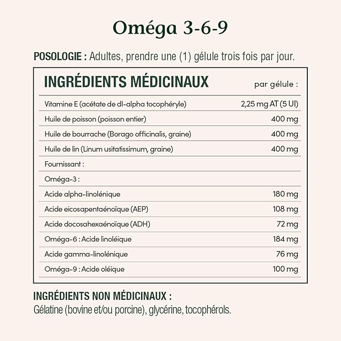 Nature's Bounty Omega-3-6-9 1200mg 200 count