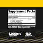 Primaforce Milk Thistle Extract 180 Capsules for 180 Servings Per Bottle - Gluten Free, GMO-Free Dietary Supplement