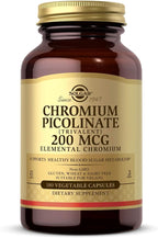 Solgar Chromium Picolinate 200 mcg, 180 Vegetable Capsules - Supports Healthy Blood Sugar Metabolism - Non-GMO, Vegan, Gluten Free, Dairy Free, Kosher - 180 Servings