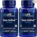 Life Extension Sea Iodine 1000 mcg, 150 Veg Caps (Pack of 2) - Natural Iodine Supplement from Kelp and Bladderwack
