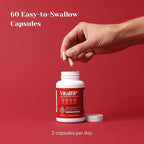VitalBP - 2 Pack - Support for Normal Blood Pressure - Supports Blood Flow & Arteries - with CoQ10, L-Citrulline, and K2 & D3-60 Capsules