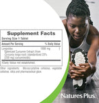 NaturesPlus PRO Longvida Curcumin 1000 mg - 60 Tablets - Promotes Healthy Free Radical Protection - Non-GMO, Vegan & Gluten Free - 60 Servings