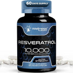 WELLNESS LABSRX Resveratrol Supplement 1000mg, 120 Capsules (60 Days Supply), Ultra-Strength High Purity Trans-Resveratrol for Healthy Aging, Anti-Aging and Heart Health Support - Vegan, Keto