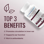 Approved Science Tinnitol - Tinnitus Support Supplement - Ease Ringing in The Ears - Boost Inner Ear Health - 2 Bottles - 6 Month Supply - Made in The USA