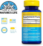 Nature's Life Vitamin B-2 250 mg - Vitamin B2 Energy Pills for Metabolism Support - High-Potency Riboflavin Plus Calcium Supplement - One Per Day - 100 Servings, 100 Tablets