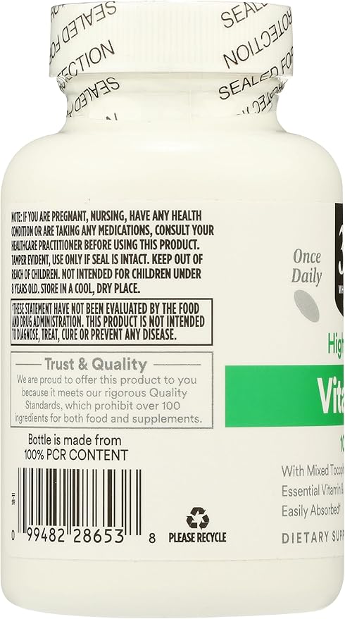 365 by Whole Foods Market, Vitamin E 1000 IU, 60 Count
