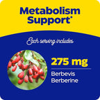 Enzymedica, Berberine Phytosome, 9.6X Better Bioavailability, High Potency Natural Vegan Herbal Supplement for Metabolic Support, 60 Capsules