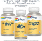 SOLARAY Pure CoQ-10 200 mg | Healthy Heart Function & Cellular Energy Support | Enhanced with Herb Blend | 30 VegCaps