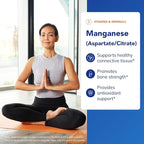 Pure Encapsulations Manganese (Aspartate/Citrate) | Hypoallergenic Trace Mineral Supplement for Connective Tissue and Bones | 60 Capsules