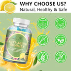 AIHIYO Anti-Aging Gummies, Promotes New Skin Cells Production Rejuvenation, Anti-Wrinkle & Antioxidant Support, Lemon Flavor, 60 Count