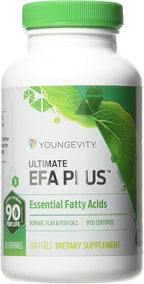Youngevity Ultimate EFA Plus – Essential Fatty Acids, 90 Soft Gels – Balanced Fish Oil Formula for a Healthy Lifestyle – Omega-3, Omega-6, Omega-9 Supplement for Optimal Health Support