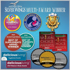 Natural Path Silver Wings Colloidal Silver Liquid - Enhanced Immune Support Supplement - 250ppm (1250mcg) - 16oz
