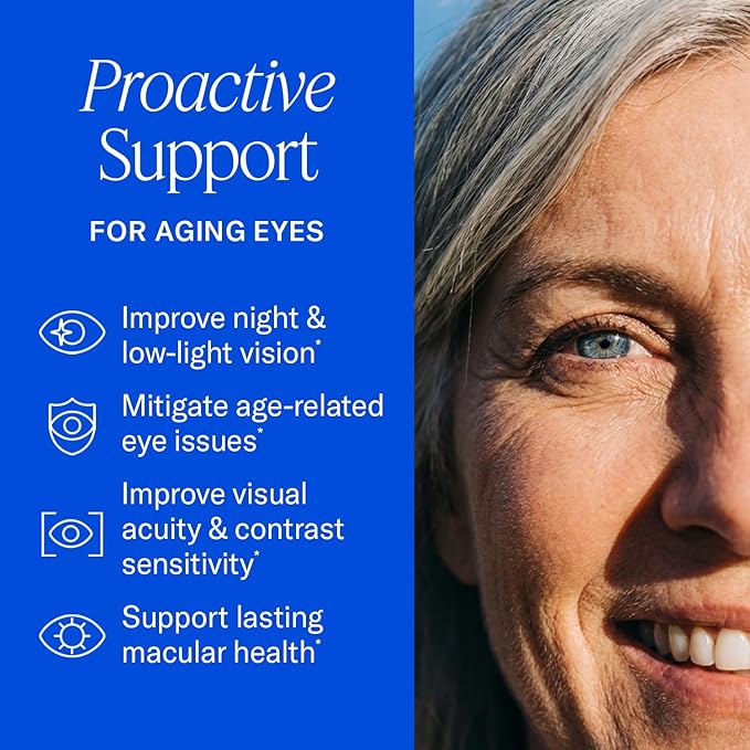 EyePromise Restore Eye Health Supplements - 60 Softgels, 30-Day Supply - Omega 3 Supplement for Aging Eyes with Lutein and Zeaxanthin, Fish Oil, EPA, DHA & Eye Vitamins and Nutrients